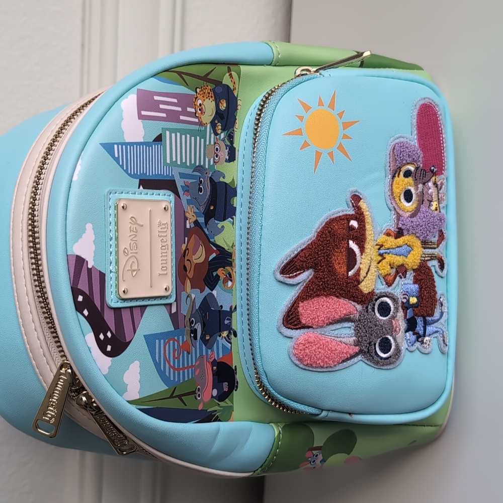 Disney Loungefly Zootopia mini backpack.